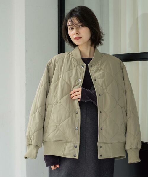 OPAQUE.CLIP / オペーク ドット クリップ レザーブルゾン・ジャケット | 《リバーシブル》キルティングブルゾン | 詳細19