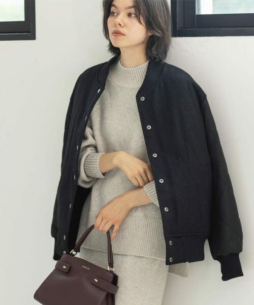 OPAQUE.CLIP / オペーク ドット クリップ レザーブルゾン・ジャケット | 《リバーシブル》キルティングブルゾン | 詳細2