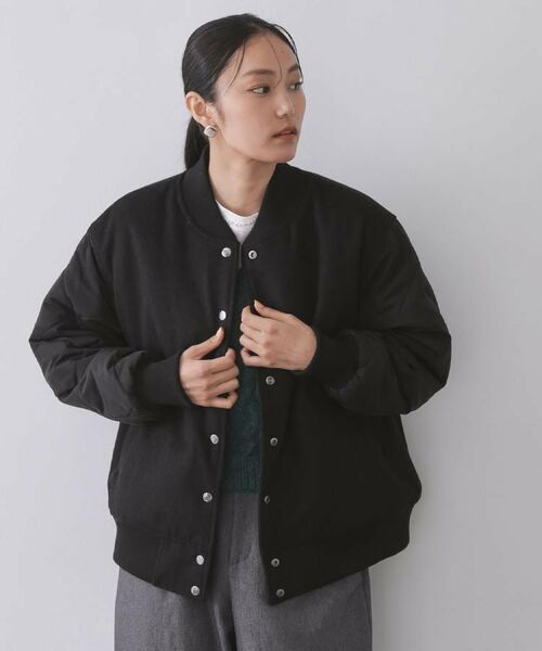 OPAQUE.CLIP / オペーク ドット クリップ レザーブルゾン・ジャケット | 《リバーシブル》キルティングブルゾン | 詳細20