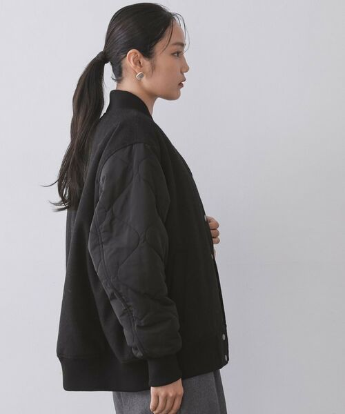 OPAQUE.CLIP / オペーク ドット クリップ レザーブルゾン・ジャケット | 《リバーシブル》キルティングブルゾン | 詳細21