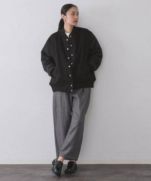 OPAQUE.CLIP / オペーク ドット クリップ レザーブルゾン・ジャケット | 《リバーシブル》キルティングブルゾン | 詳細22