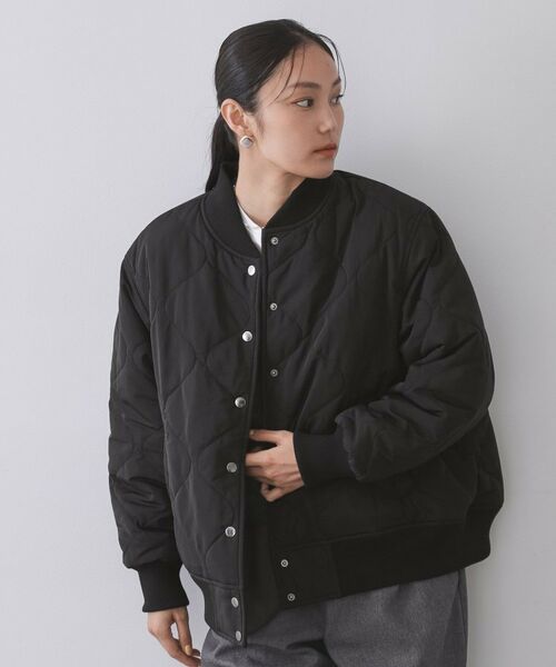 OPAQUE.CLIP / オペーク ドット クリップ レザーブルゾン・ジャケット | 《リバーシブル》キルティングブルゾン | 詳細24