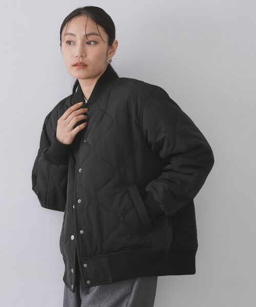 OPAQUE.CLIP / オペーク ドット クリップ レザーブルゾン・ジャケット | 《リバーシブル》キルティングブルゾン | 詳細25