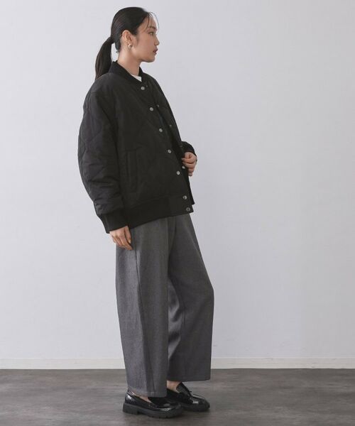 OPAQUE.CLIP / オペーク ドット クリップ レザーブルゾン・ジャケット | 《リバーシブル》キルティングブルゾン | 詳細26