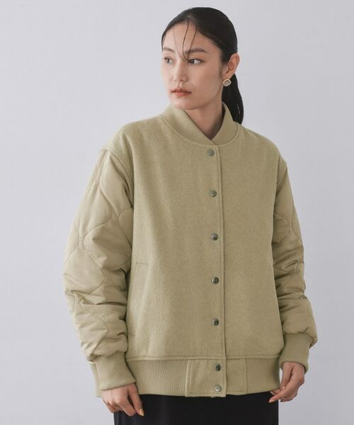 OPAQUE.CLIP / オペーク ドット クリップ レザーブルゾン・ジャケット | 《リバーシブル》キルティングブルゾン | 詳細28