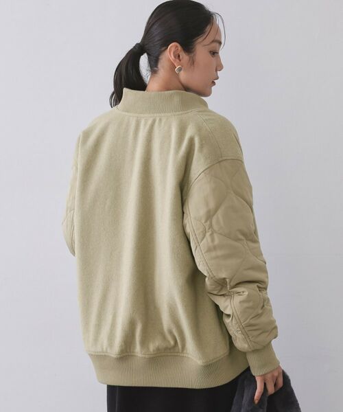 OPAQUE.CLIP / オペーク ドット クリップ レザーブルゾン・ジャケット | 《リバーシブル》キルティングブルゾン | 詳細29