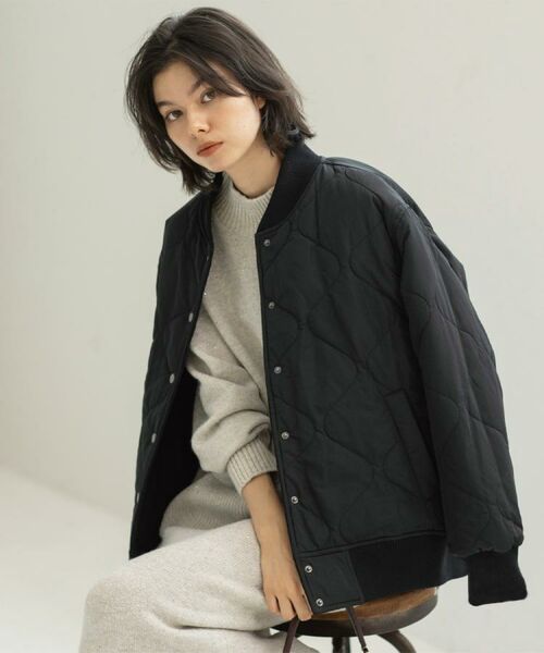 OPAQUE.CLIP / オペーク ドット クリップ レザーブルゾン・ジャケット | 《リバーシブル》キルティングブルゾン | 詳細7
