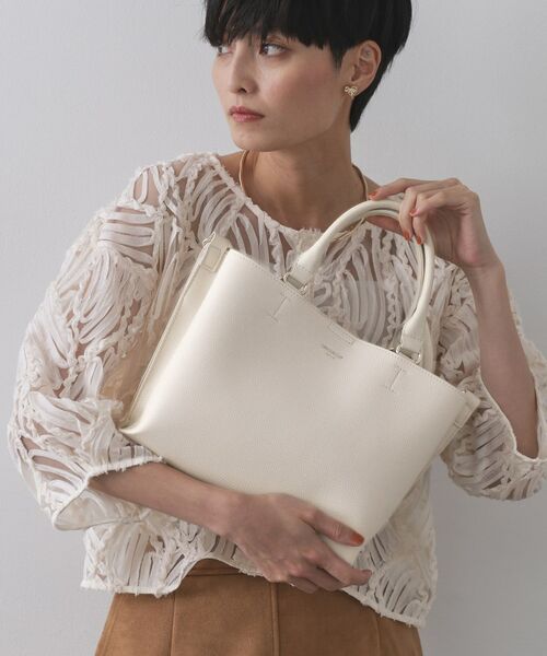 OPAQUE.CLIP / オペーク ドット クリップ トートバッグ | 【2WAY/人間工学】ソフトシュリンク合皮ミドルサイズトートバッグ | 詳細1