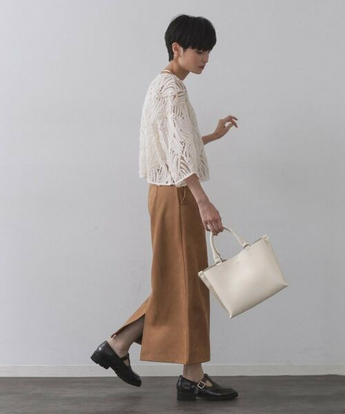 OPAQUE.CLIP / オペーク ドット クリップ トートバッグ | 【2WAY/人間工学】ソフトシュリンク合皮ミドルサイズトートバッグ | 詳細2