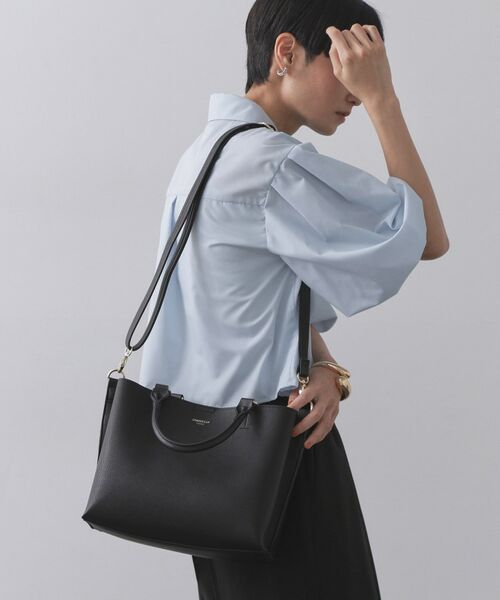 OPAQUE.CLIP / オペーク ドット クリップ トートバッグ | 【2WAY/人間工学】ソフトシュリンク合皮ミドルサイズトートバッグ | 詳細3