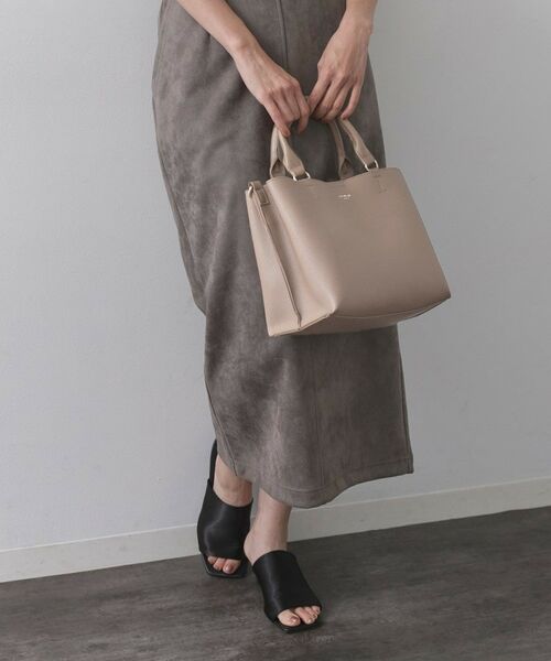 OPAQUE.CLIP / オペーク ドット クリップ トートバッグ | 【2WAY/人間工学】ソフトシュリンク合皮ミドルサイズトートバッグ | 詳細5