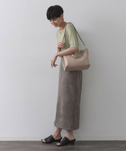 OPAQUE.CLIP / オペーク ドット クリップ トートバッグ | 【2WAY/人間工学】ソフトシュリンク合皮ミドルサイズトートバッグ | 詳細6