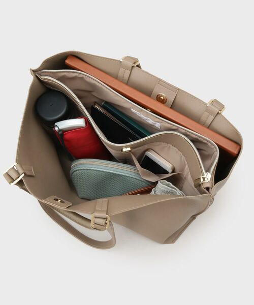 OPAQUE.CLIP / オペーク ドット クリップ トートバッグ | 【2WAY/A4サイズ対応】シュリンク合皮トートバッグ | 詳細14