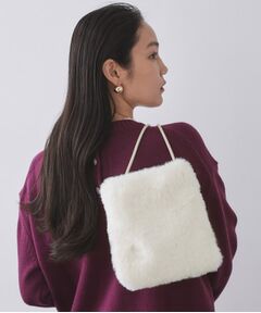 OPAQUE.CLIP / オペーク ドット クリップ ショルダーバッグ | 【11色展開】フェイクファースクエアミニポシェット