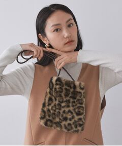 OPAQUE.CLIP / オペーク ドット クリップ ショルダーバッグ | 【11色展開】フェイクファースクエアミニポシェット