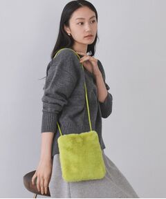 OPAQUE.CLIP / オペーク ドット クリップ ショルダーバッグ | 【11色展開】フェイクファースクエアミニポシェット