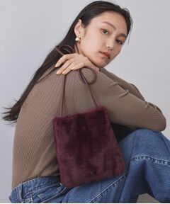 E84◆STRATHBERRY　ピンク　ブラウン　ショルダーバッグ　箱付き　美品 ショルダーバッグ レディース ポシェット 斜めがけ レザー 調