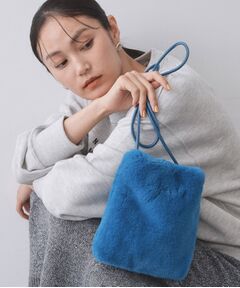 OPAQUE.CLIP / オペーク ドット クリップ ショルダーバッグ | 【11色展開】フェイクファースクエアミニポシェット