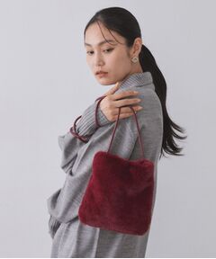 OPAQUE.CLIP / オペーク ドット クリップ ショルダーバッグ | 【11色展開】フェイクファースクエアミニポシェット