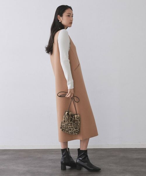 OPAQUE.CLIP / オペーク ドット クリップ ショルダーバッグ | 【11色展開】フェイクファースクエアミニポシェット | 詳細10