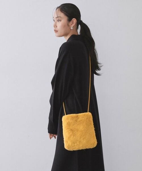 OPAQUE.CLIP / オペーク ドット クリップ ショルダーバッグ | 【11色展開】フェイクファースクエアミニポシェット | 詳細13