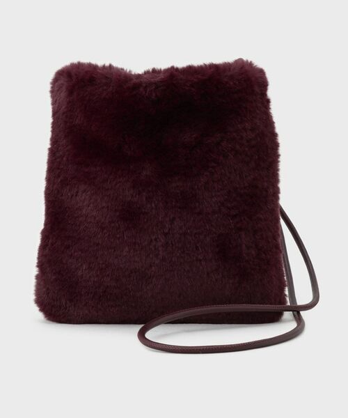 OPAQUE.CLIP / オペーク ドット クリップ ショルダーバッグ | 【11色展開】フェイクファースクエアミニポシェット | 詳細29