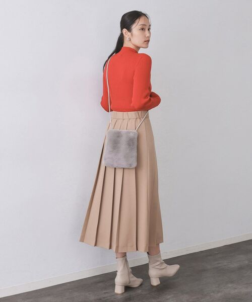 OPAQUE.CLIP / オペーク ドット クリップ ショルダーバッグ | 【11色展開】フェイクファースクエアミニポシェット | 詳細4