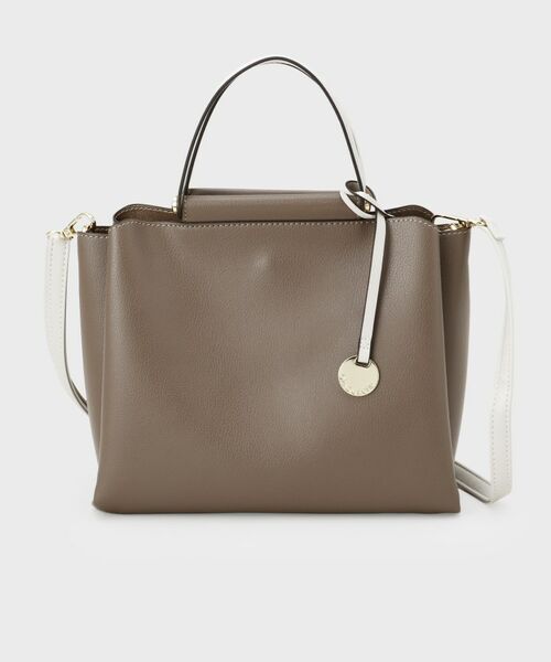 OPAQUE.CLIP / オペーク ドット クリップ トートバッグ | 《BAILA掲載》3層仕様バイカラー合皮ミドルトートバッグ【軽量／2WAY】 | 詳細10