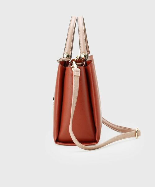 OPAQUE.CLIP / オペーク ドット クリップ トートバッグ | 《BAILA掲載》3層仕様バイカラー合皮ミドルトートバッグ【軽量／2WAY】 | 詳細12