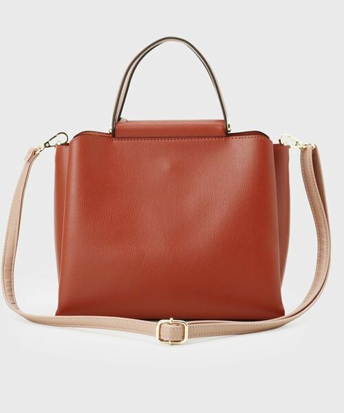 OPAQUE.CLIP / オペーク ドット クリップ トートバッグ | 《BAILA掲載》3層仕様バイカラー合皮ミドルトートバッグ【軽量／2WAY】 | 詳細13