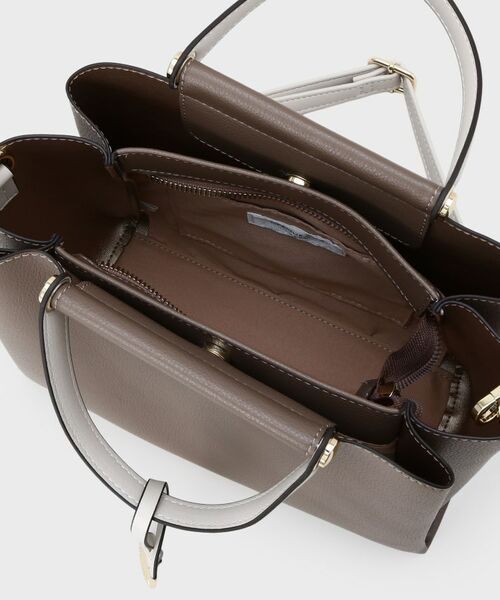 OPAQUE.CLIP / オペーク ドット クリップ トートバッグ | 《BAILA掲載》3層仕様バイカラー合皮ミドルトートバッグ【軽量／2WAY】 | 詳細16