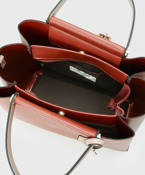 OPAQUE.CLIP / オペーク ドット クリップ トートバッグ | 《BAILA掲載》3層仕様バイカラー合皮ミドルトートバッグ【軽量／2WAY】 | 詳細17