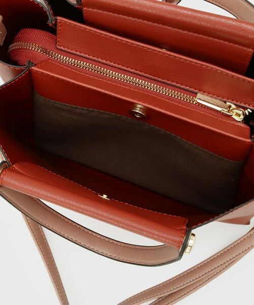 OPAQUE.CLIP / オペーク ドット クリップ トートバッグ | 《BAILA掲載》3層仕様バイカラー合皮ミドルトートバッグ【軽量／2WAY】 | 詳細20