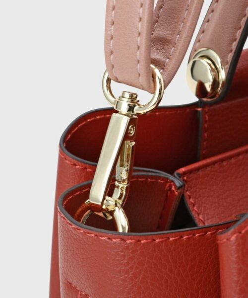 OPAQUE.CLIP / オペーク ドット クリップ トートバッグ | 《BAILA掲載》3層仕様バイカラー合皮ミドルトートバッグ【軽量／2WAY】 | 詳細22