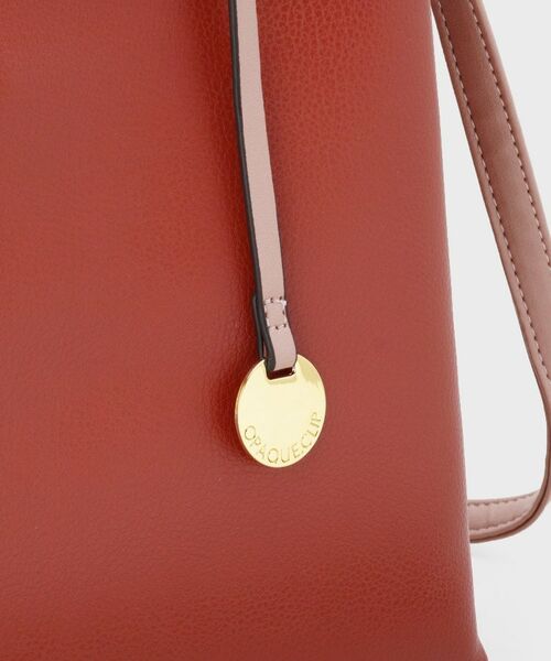 OPAQUE.CLIP / オペーク ドット クリップ トートバッグ | 《BAILA掲載》3層仕様バイカラー合皮ミドルトートバッグ【軽量／2WAY】 | 詳細23