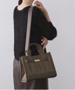 OPAQUE.CLIP / オペーク ドット クリップ ショルダーバッグ | 【2WAY】ダイヤキルティングスクエアミドルショルダーバッグ