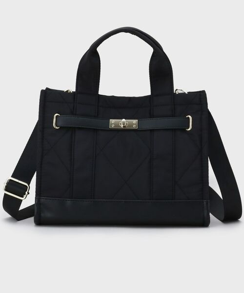 OPAQUE.CLIP / オペーク ドット クリップ ショルダーバッグ | 【2WAY】ダイヤキルティングスクエアミドルショルダーバッグ | 詳細10