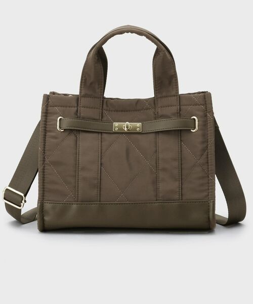 OPAQUE.CLIP / オペーク ドット クリップ ショルダーバッグ | 【2WAY】ダイヤキルティングスクエアミドルショルダーバッグ | 詳細11