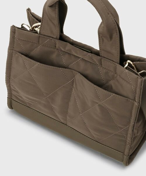 OPAQUE.CLIP / オペーク ドット クリップ ショルダーバッグ | 【2WAY】ダイヤキルティングスクエアミドルショルダーバッグ | 詳細20