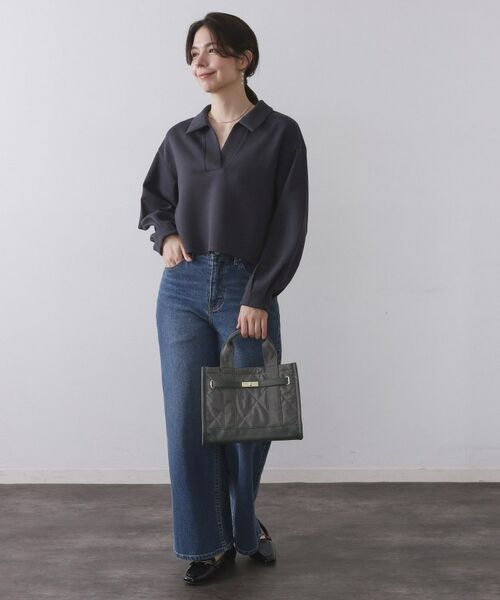 OPAQUE.CLIP / オペーク ドット クリップ ショルダーバッグ | 【2WAY】ダイヤキルティングスクエアミドルショルダーバッグ | 詳細4