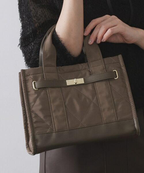 OPAQUE.CLIP / オペーク ドット クリップ ショルダーバッグ | 【2WAY】ダイヤキルティングスクエアミドルショルダーバッグ | 詳細7