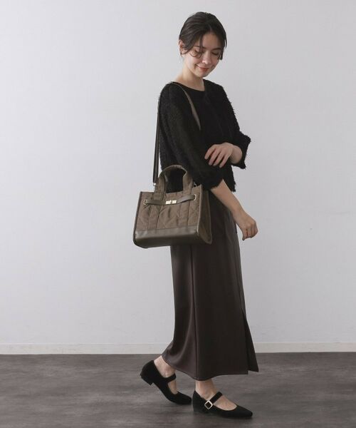 OPAQUE.CLIP / オペーク ドット クリップ ショルダーバッグ | 【2WAY】ダイヤキルティングスクエアミドルショルダーバッグ | 詳細8