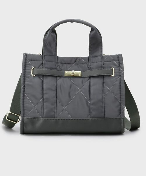 OPAQUE.CLIP / オペーク ドット クリップ ショルダーバッグ | 【2WAY】ダイヤキルティングスクエアミドルショルダーバッグ | 詳細9