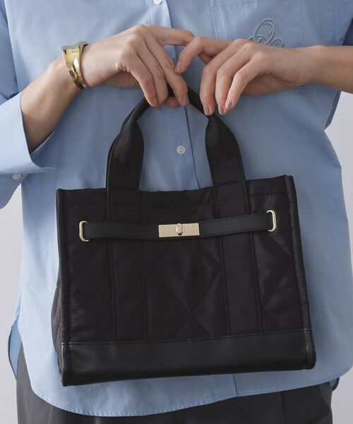 OPAQUE. CLIP/オペーク ドット クリップ 【2WAY】ダイヤキルティングスクエアミドルショルダーバッグ ブラック(019) 00