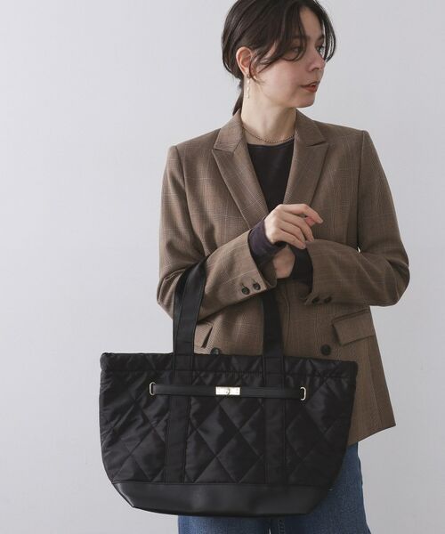 OPAQUE.CLIP / オペーク ドット クリップ トートバッグ | 【A4サイズ対応】ダイヤキルティングスクエアビッグトートバッグ | 詳細1