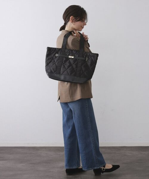 OPAQUE.CLIP / オペーク ドット クリップ トートバッグ | 【A4サイズ対応】ダイヤキルティングスクエアビッグトートバッグ | 詳細2
