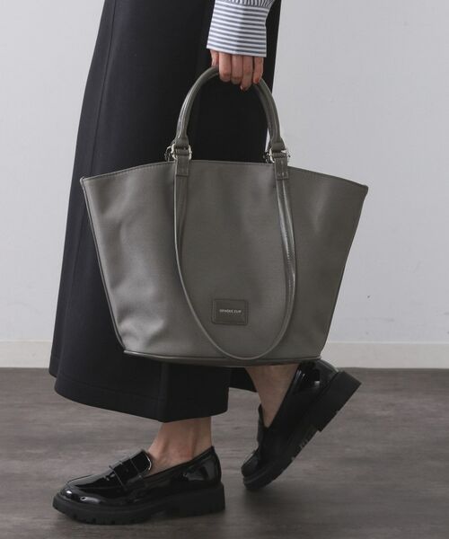 OPAQUE. CLIP/オペーク ドット クリップ 【マルチWAY】ミニショルダーとしても使える！バッグインポーチ付きトートバッグ チャコールグレー(014) 00