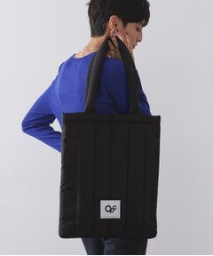 OPAQUE.CLIP / オペーク ドット クリップ トートバッグ | 【軽量／カラビナチャーム付き／A4サイズ対応】ストライプキルトパフィートートバッグ