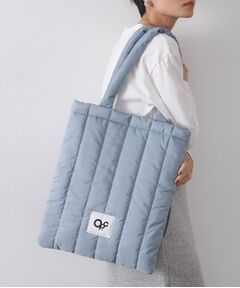 OPAQUE.CLIP / オペーク ドット クリップ トートバッグ | 【軽量／カラビナチャーム付き／A4サイズ対応】ストライプキルトパフィートートバッグ