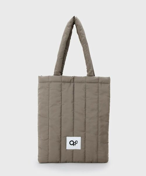 OPAQUE.CLIP / オペーク ドット クリップ トートバッグ | 【軽量／カラビナチャーム付き／A4サイズ対応】ストライプキルトパフィートートバッグ | 詳細11